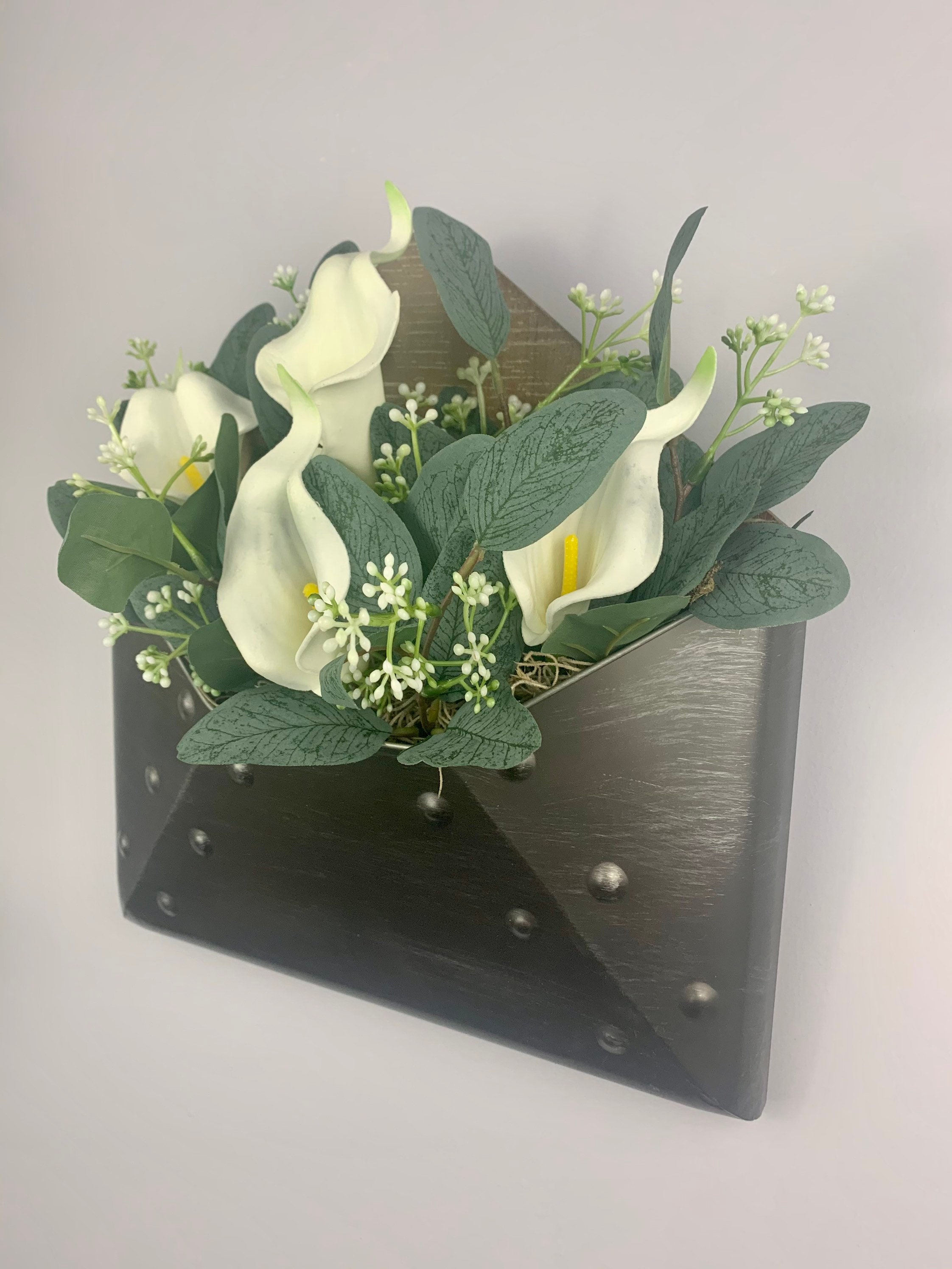 Wall Hanging Flowers Wall Hanging Flower Decor Wall Hanging Etsy