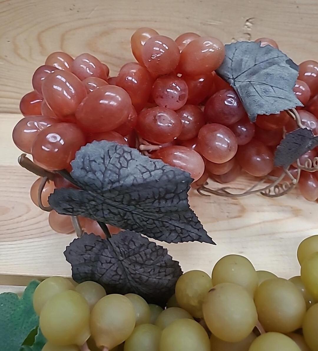 Rustic Mod Grape Mid-century Modern>grapes! Grapes! Rubber Decorative Clusters>matching ...