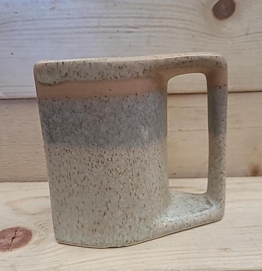 Ceramic Mug Square Handle - Etsy
