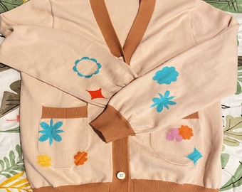 INSTOCK - PTD Confetti Cardigan - Beige