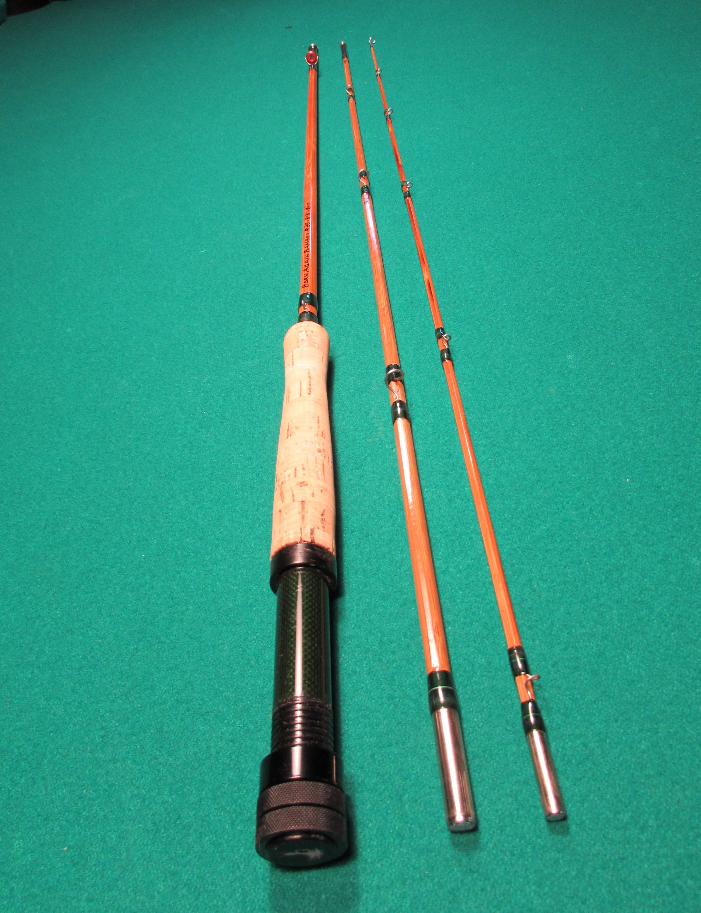 Vintage, Unknown Split Bamboo Fly Rod, 8'3/6wt. Completely Refurbished. -   India