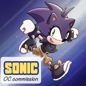 Sonic OC art commission, sonic drawing, Sonic the hedgehog commission, Custom Sonic OC commission, Sonic the hedgehog artwork