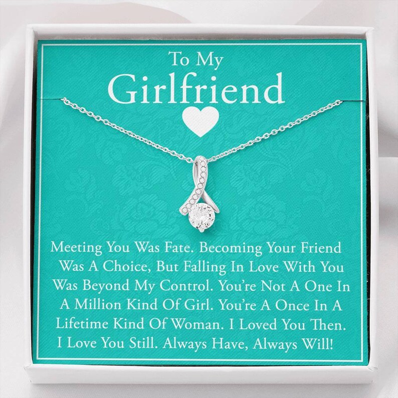 To My Girlfriend Necklace Lifetime Necklace for Girlfriend Etsy