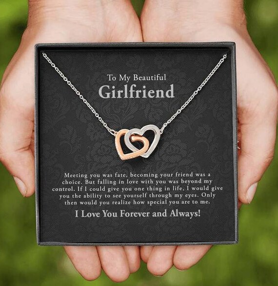 Personalized Girlfriend Gift Necklace for Girlfriend Etsy