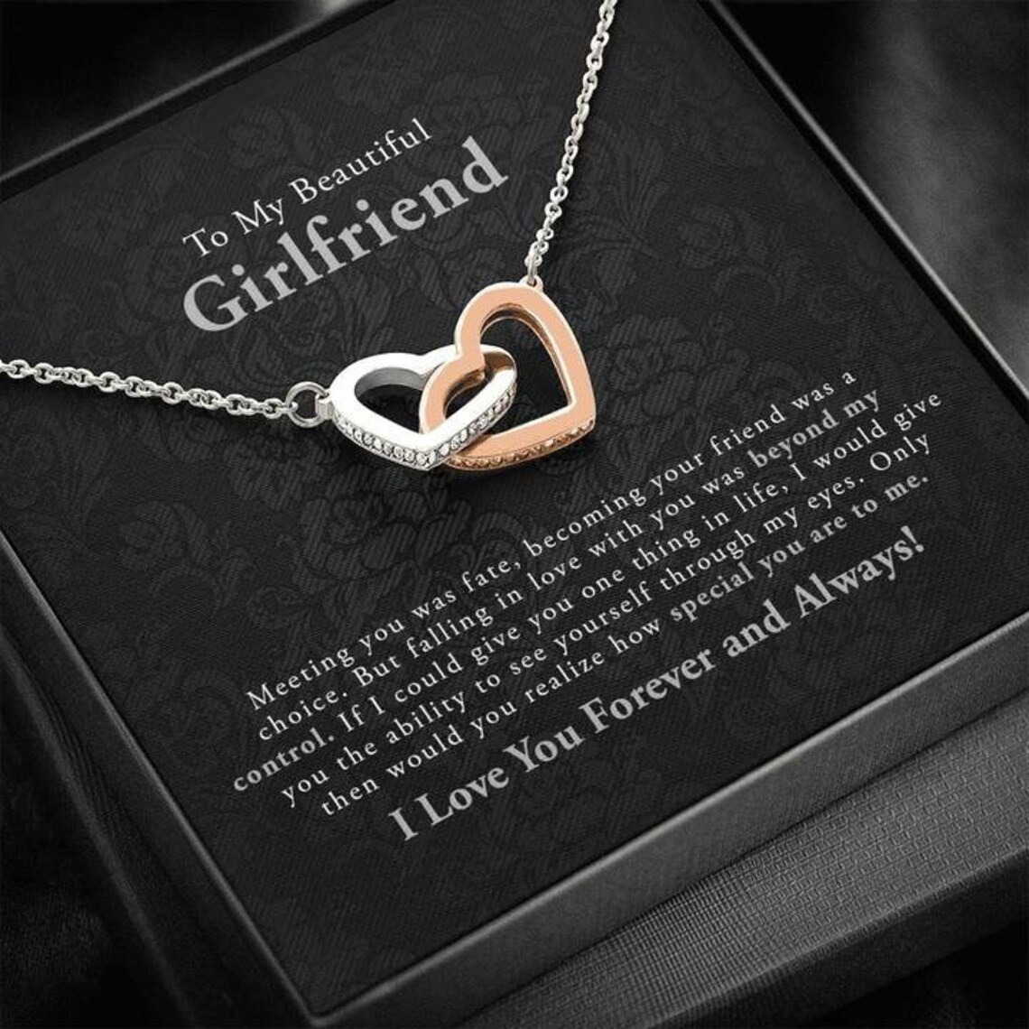 Personalized Girlfriend Gift Necklace for Girlfriend Etsy