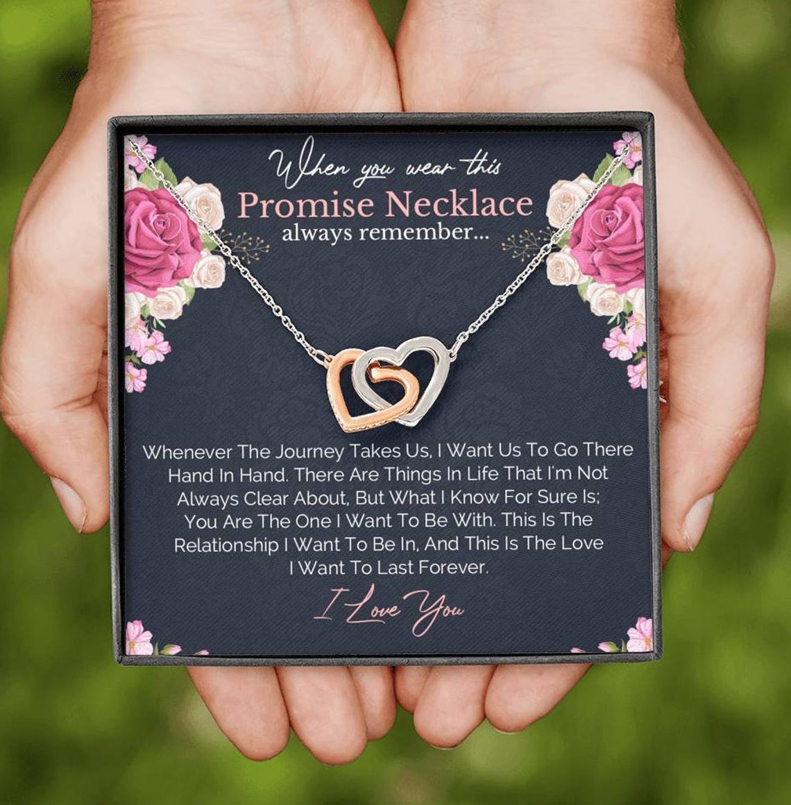 Promise Necklace for Girlfriend from Boyfriend For Couples Etsy