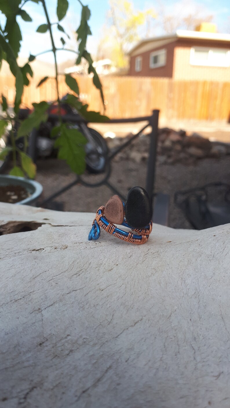 Wrapped Wire Ring Boho Ring,