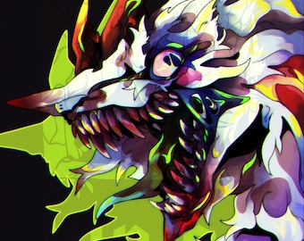 Commissioni per ritratti stilizzati di personaggi / Arte fantasy / Personalizzati / Antropomorfi, Ferali, Creature, Draghi, Bestie