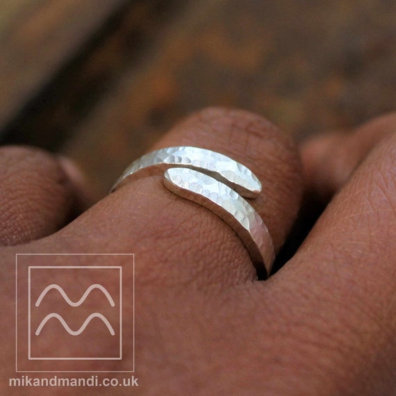 Anello Midi Minimalista In Argento Sterling 925 – Anello Sottile Impilabile – Gioielli Da Donna Discreti - Italia - Foto 3