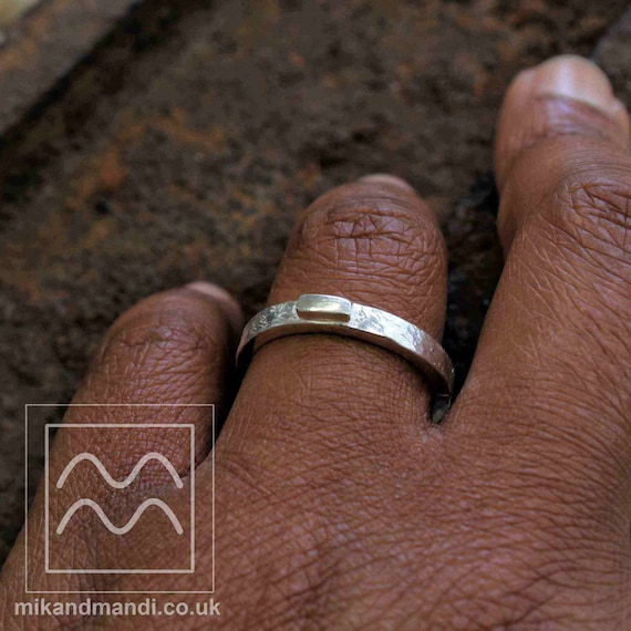 Anello Nuziale O Anello Impilabile A Fascia Semicircolare In Argento Sterling Plain Jane Da 2,5 Mm: Anelli Impilabili Sottili, Semplici Ed Eleganti - Italia - Foto 6