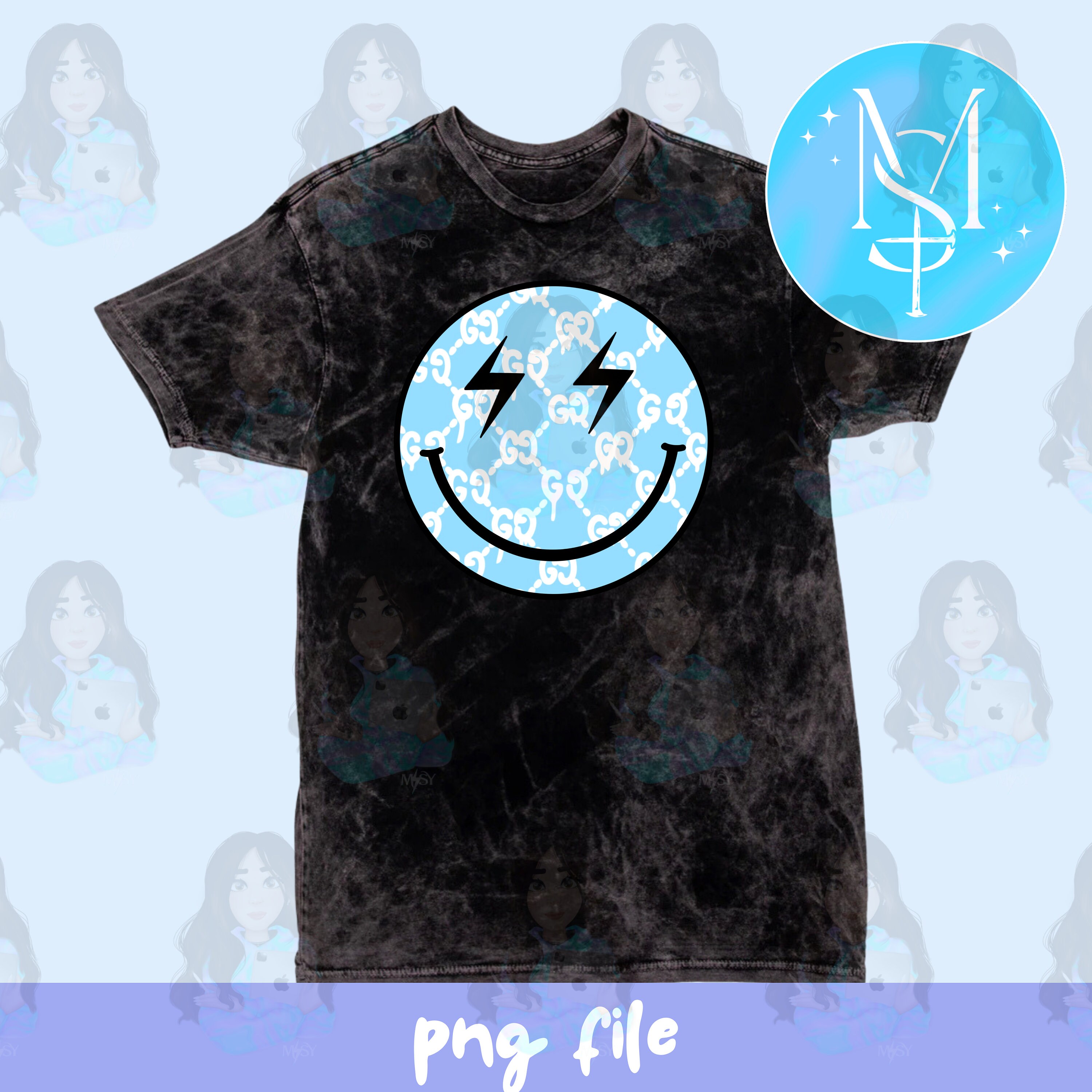 Luxury Smiley Face Inspired Png Preppy Png Cute Png Trendy Design