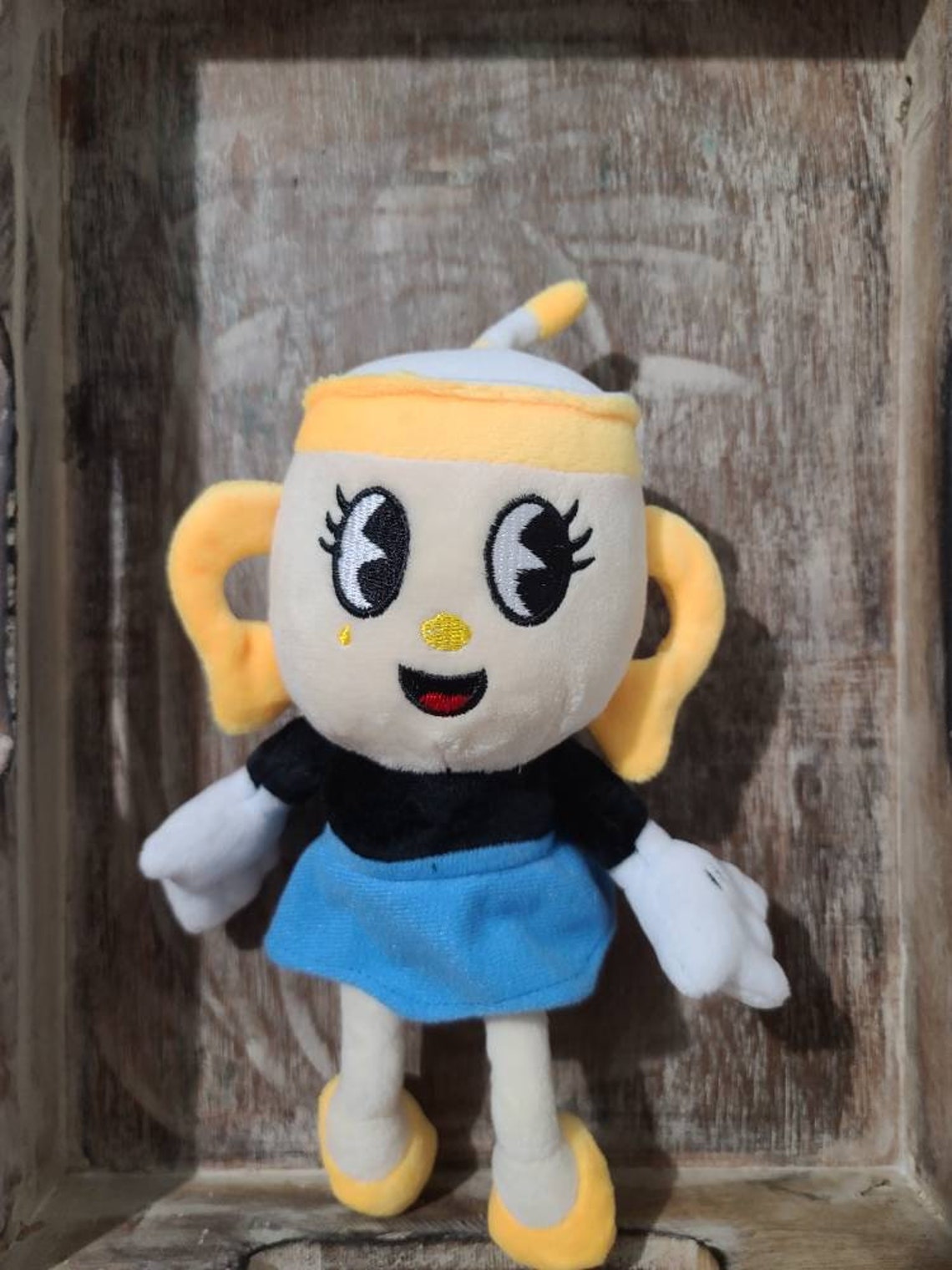 Game Cuphead Mugman Ms. Chalice Stuffed Plush Toy Doll 25cm | Etsy