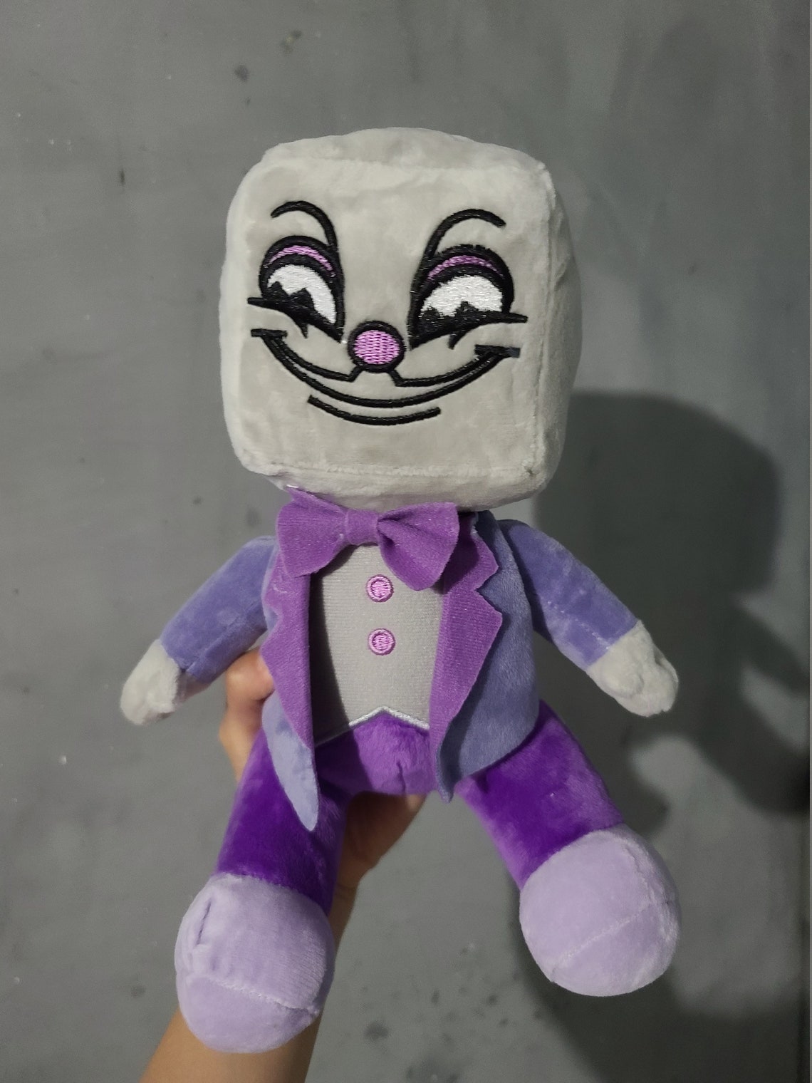 11'' Cuphead S1King Dice Plush Toy Cuphead Mugman Etsy