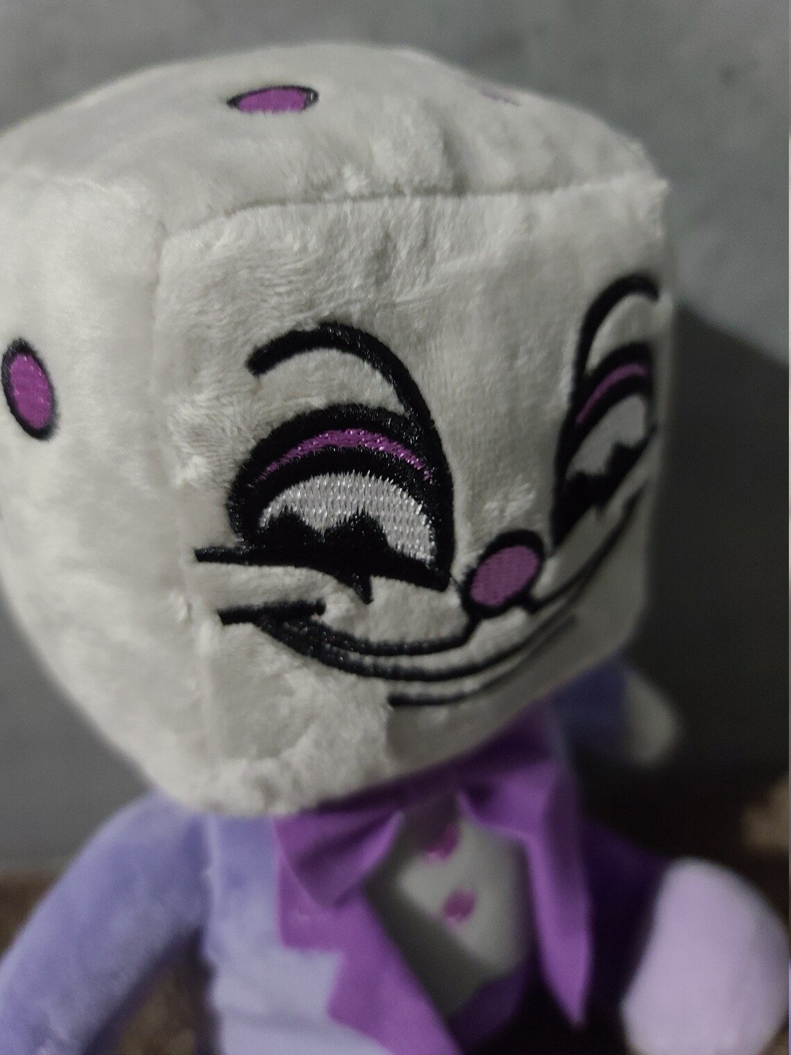 11'' Cuphead S1King Dice Plush Toy Cuphead Mugman Etsy