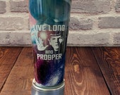 Star Trek 32oz Slim Tumbler, Live Long and Prosper Spock, Star Trek Enterprise,Star,Sublimated Tumbler.Personalized Tumbler