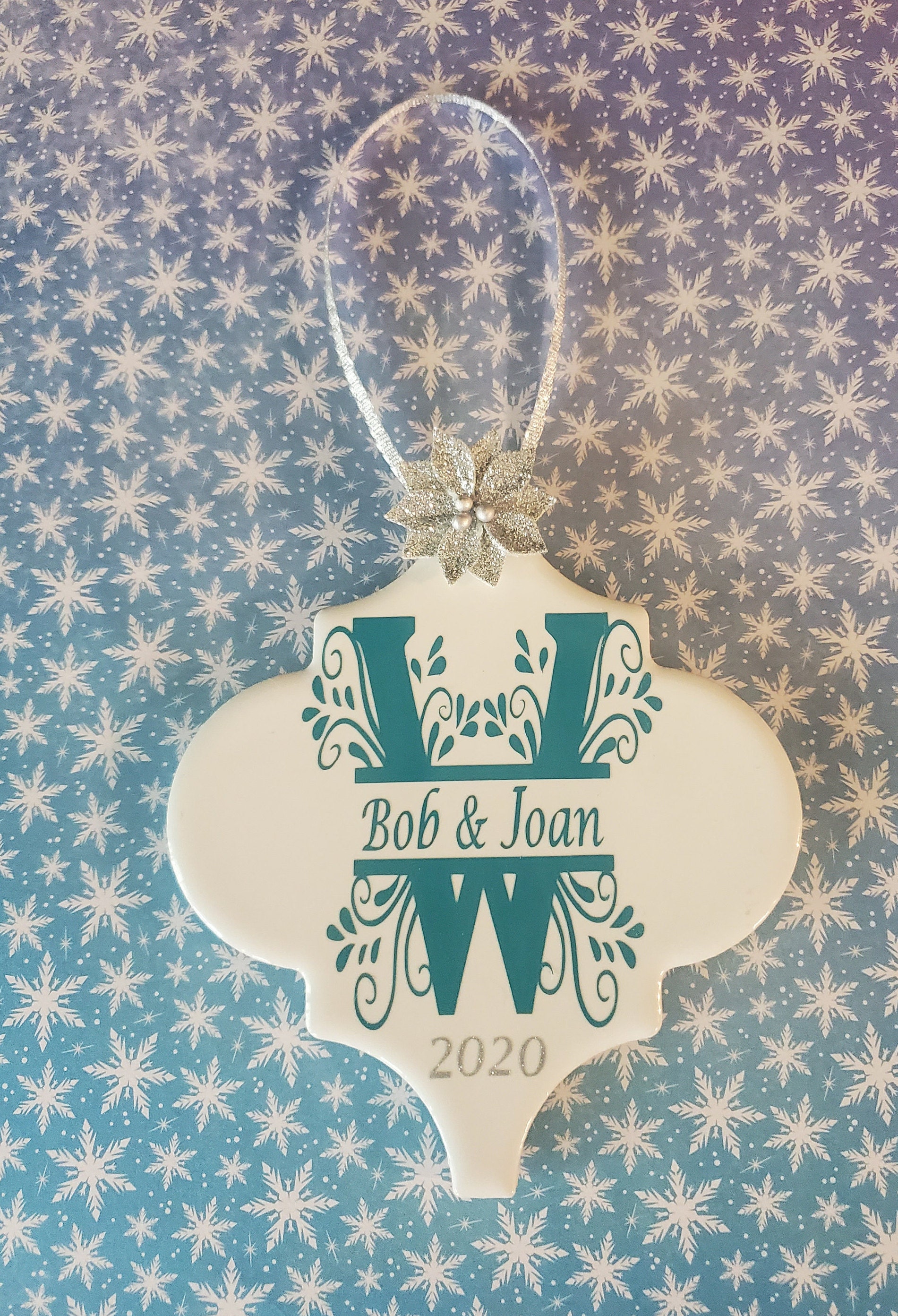 Personalized 2020 Christmas Ornament / Monogram Christmas Etsy