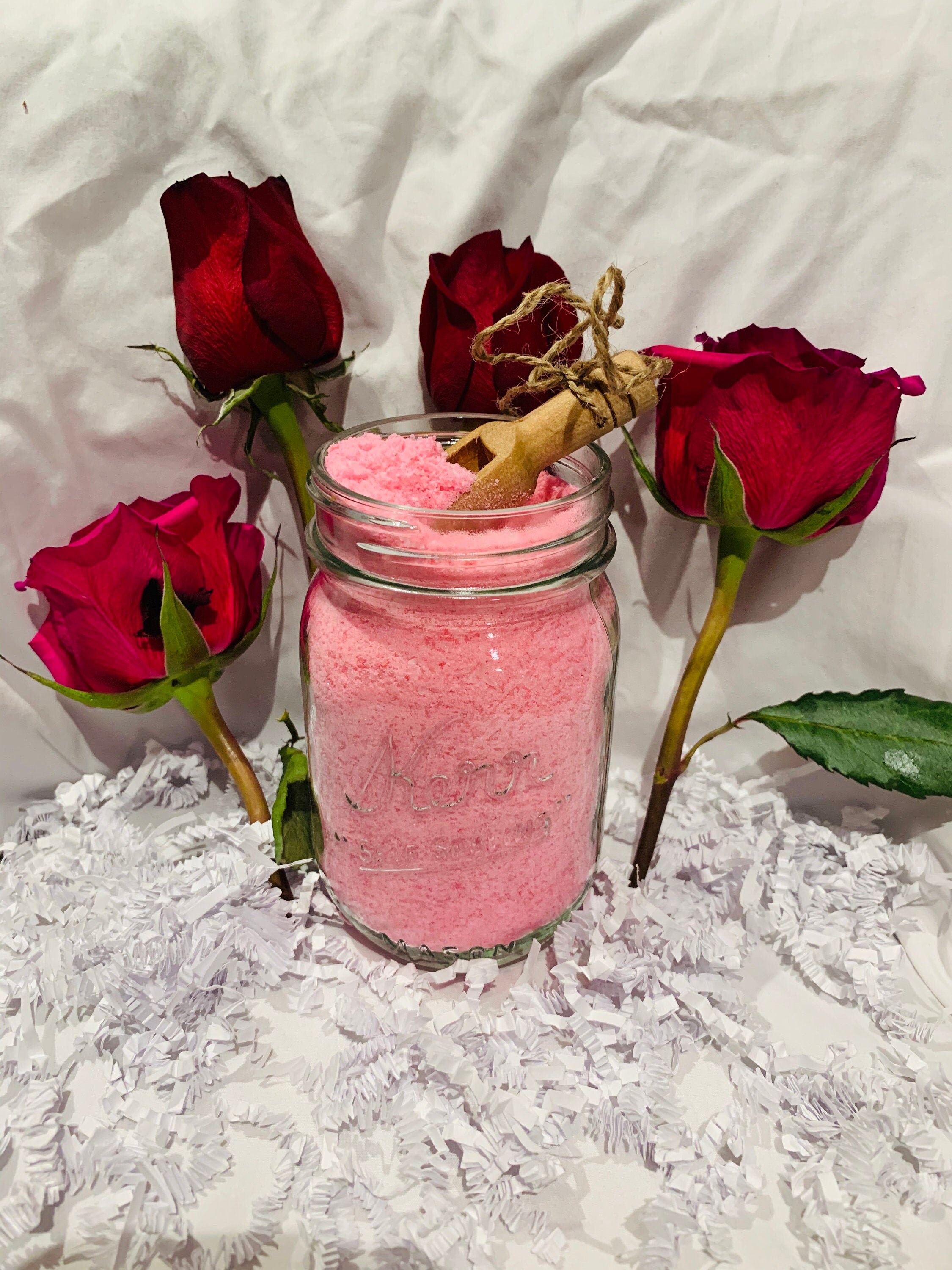 Epsom Salt and Baking Soda All Natural Bath Salts Rose Etsy
