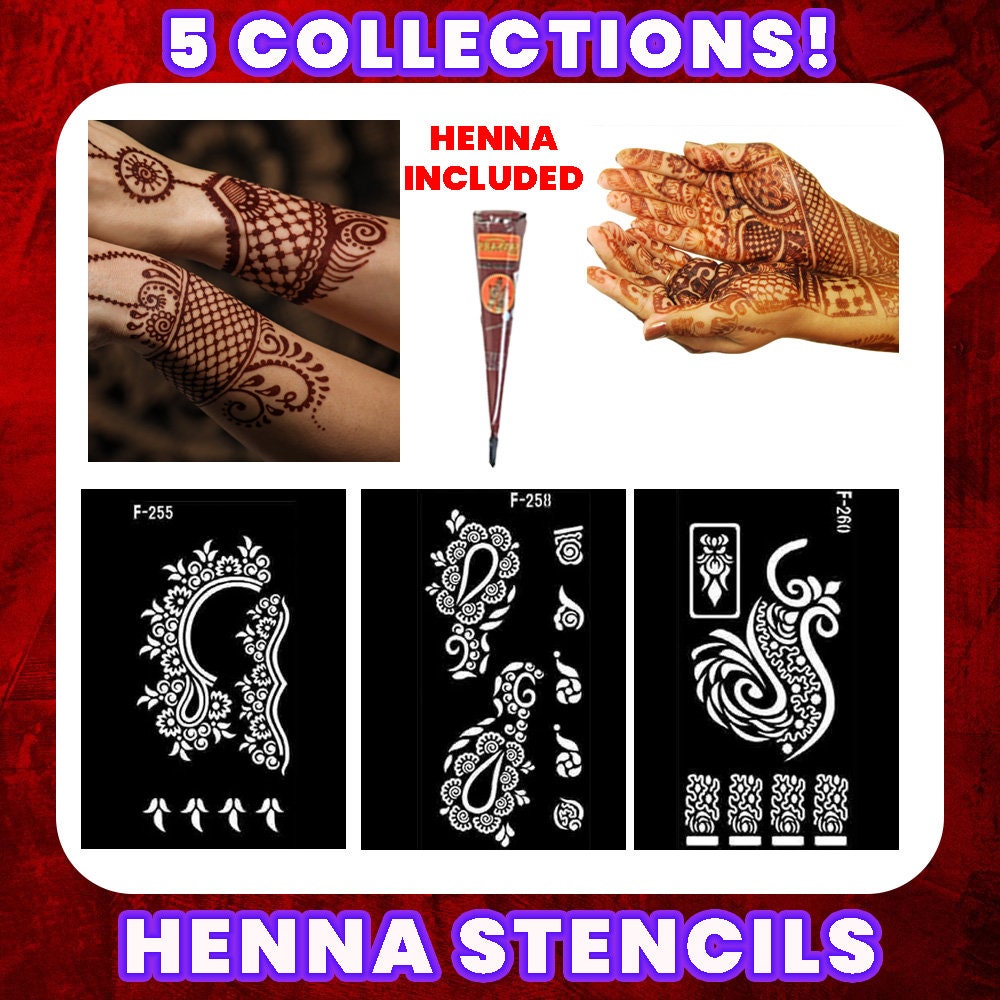 2022 😍New launch stencil design❤️, Mehandi stikers for hands, Henna  stencils price
