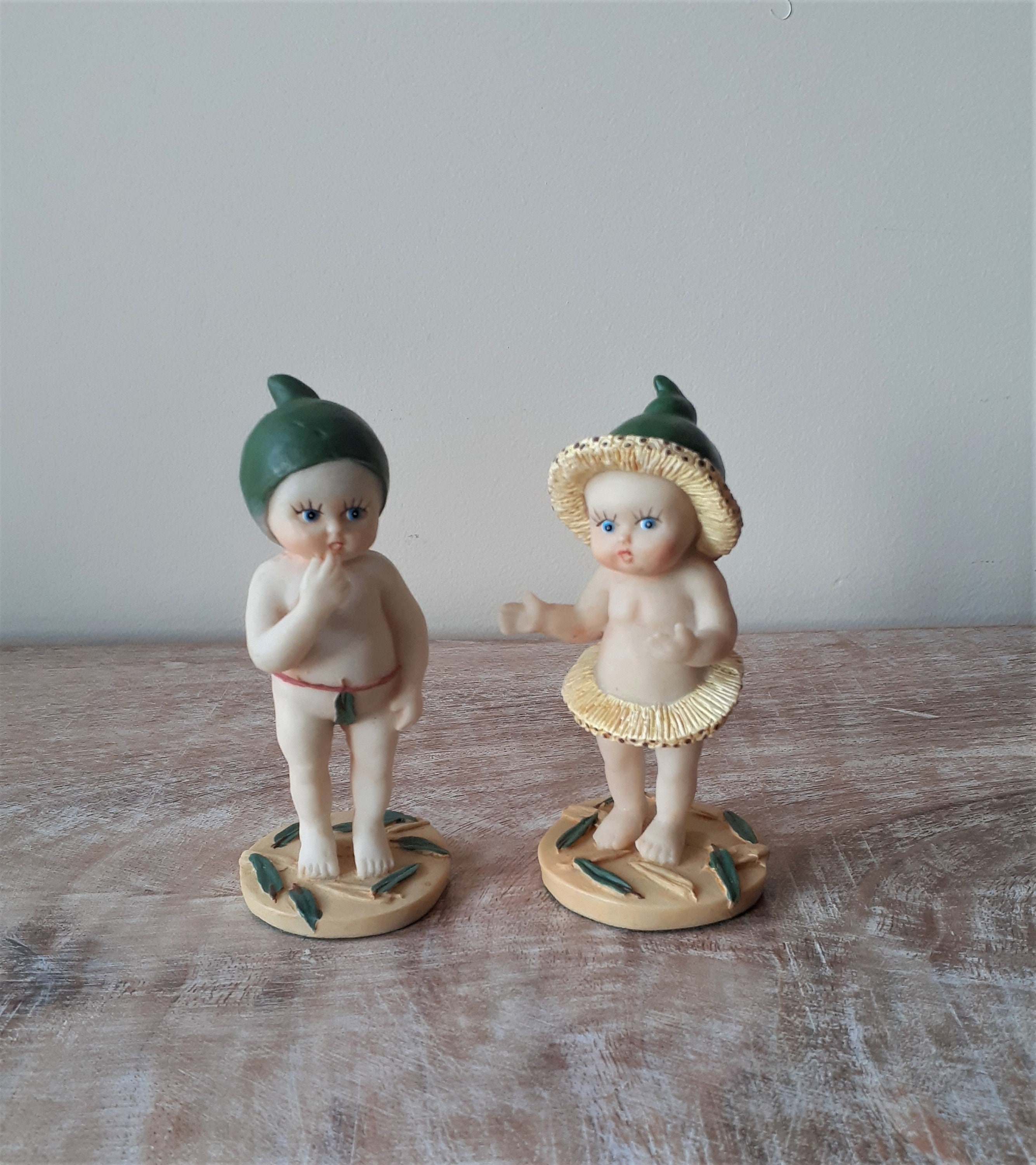 Rare Vintage May Gibbs Gumnut Babies Figurines, 1996, Little Boy 