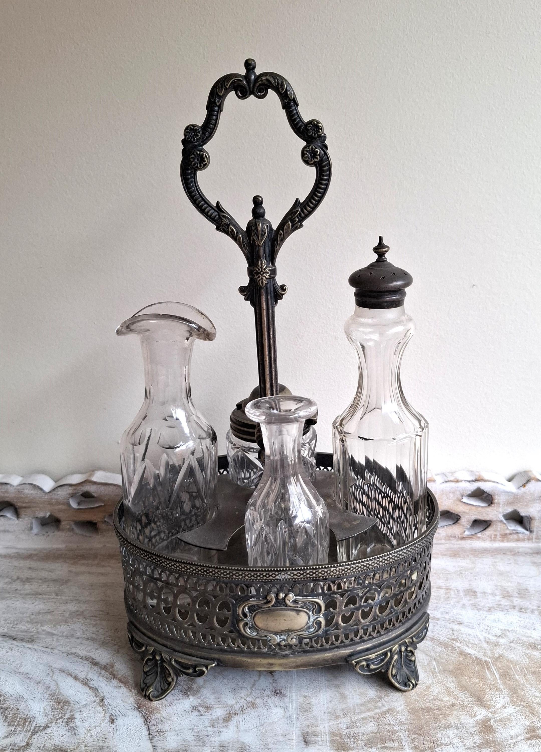 Antique Condiment Set - Etsy Canada