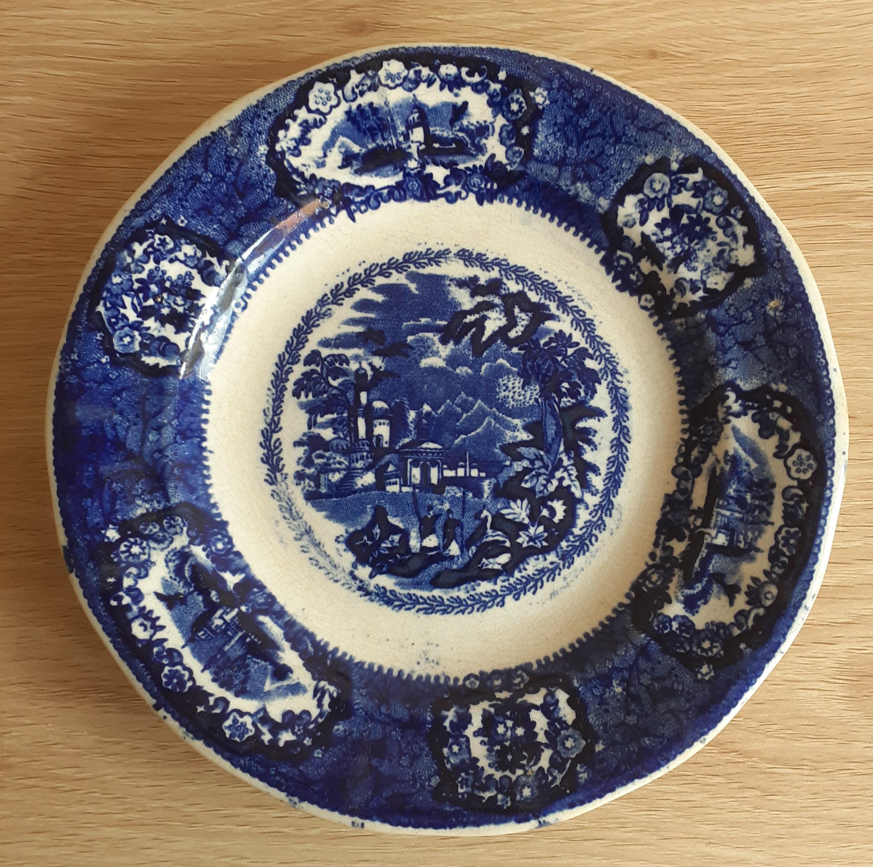 アンティーク P. Regout & Co マーストリヒト オリエンタル プレート