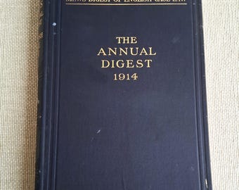 1914年法律判例集、Mew's Digest of English Case Law、The Annual Digest