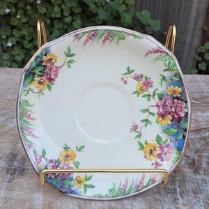 Vintage 1930-tals Royal Winton Grimwades "Cherry Blossom" fat | Engelskt blommigt porslin | Art Deco