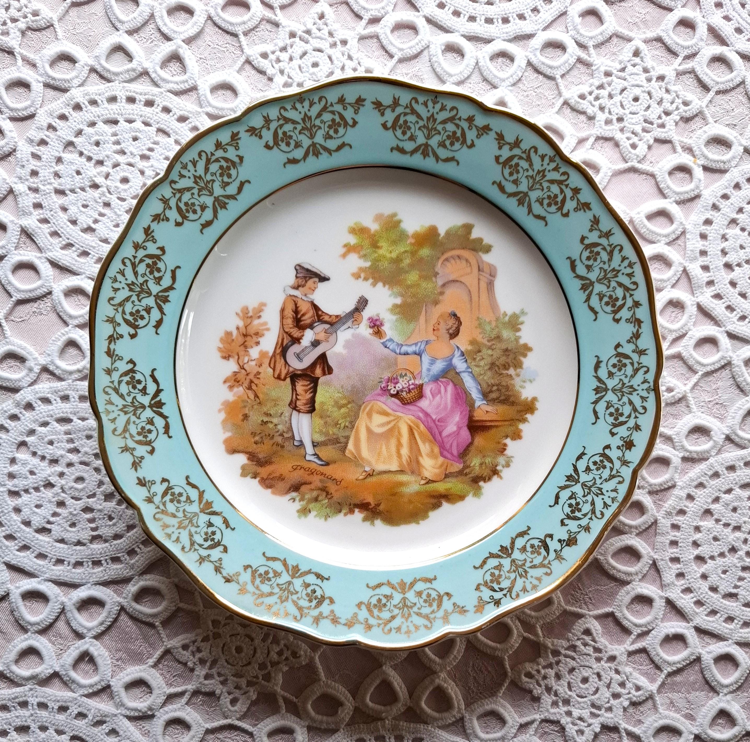 LIMOGES 手描き プレート Limoges Plates - Etsy Canada