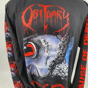 OBITUARY &quot;Cause Of Death&quot; Long Sleeve