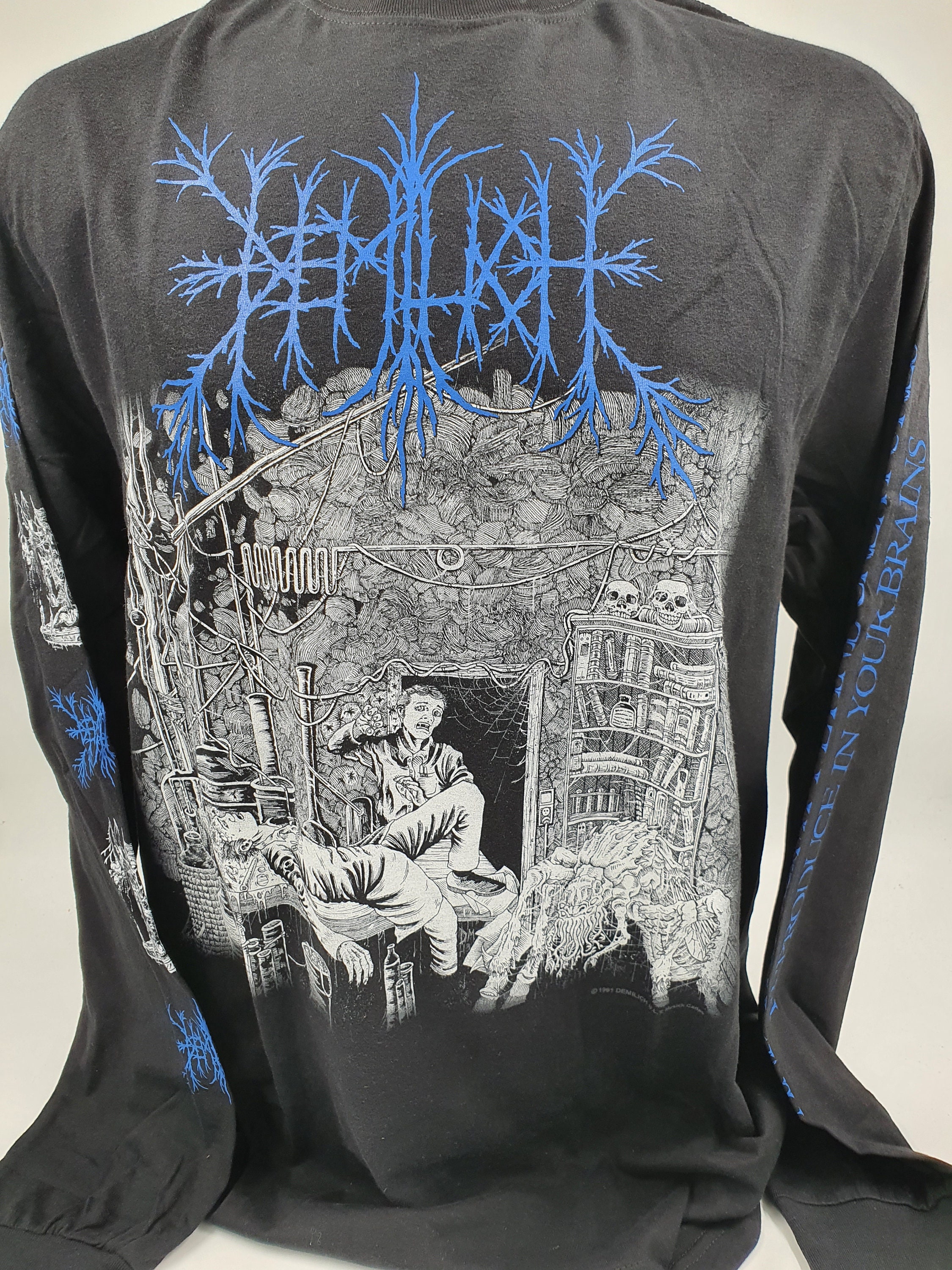 DEMILICH and the Slimy Flying Creatures Reproduce in Your Brains Long Sleeve Etsy