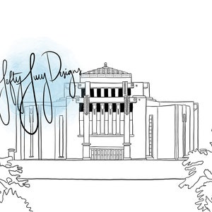 Cardston, Canada LDS Temple - Digital Print