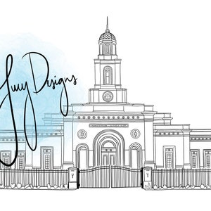 Bentonville, Arkansas LDS Temple - Digital Print