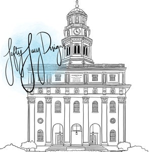 Nauvoo, Illinois LDS Temple - Digital Print