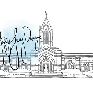 Fort Collins, Colorado LDS Temple - Digital Print