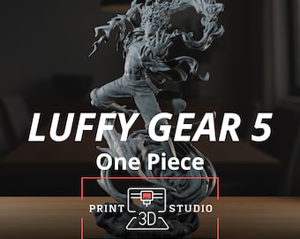 Nika – hochdetaillierte 16K 3D-gedruckte Figur – Luffy Gear 5 – One Piece – Luffy
