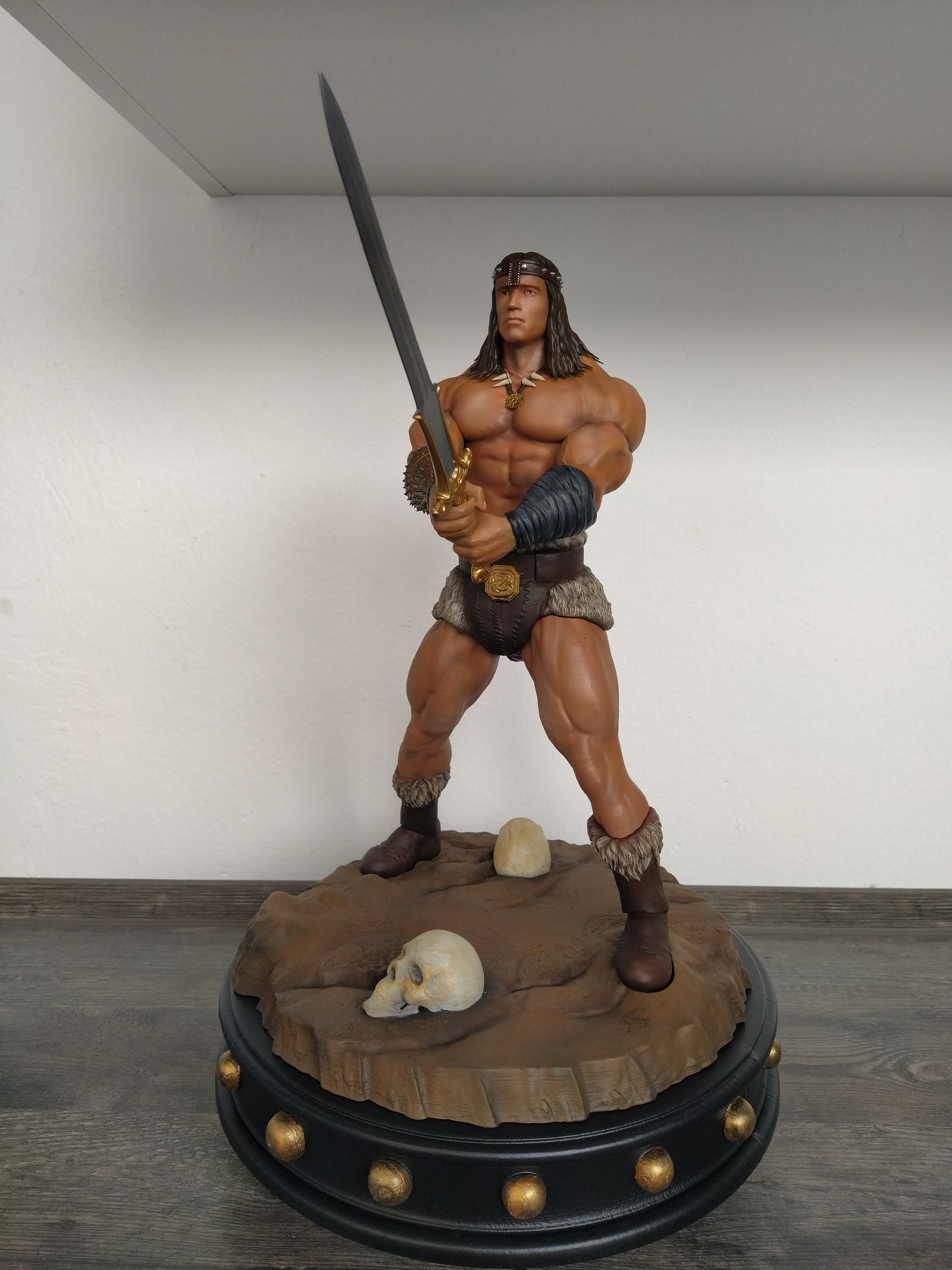 Conan - Conan the Barbarian - 3D printing - Resin - PLA - Printing minis - Painting figures - 3D Print - 3D paint - Garage Kit