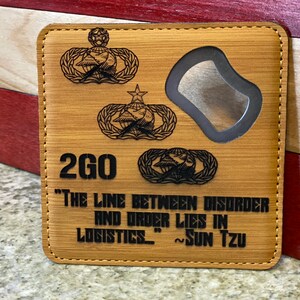 Logistics Plans SunTzu quote coaster