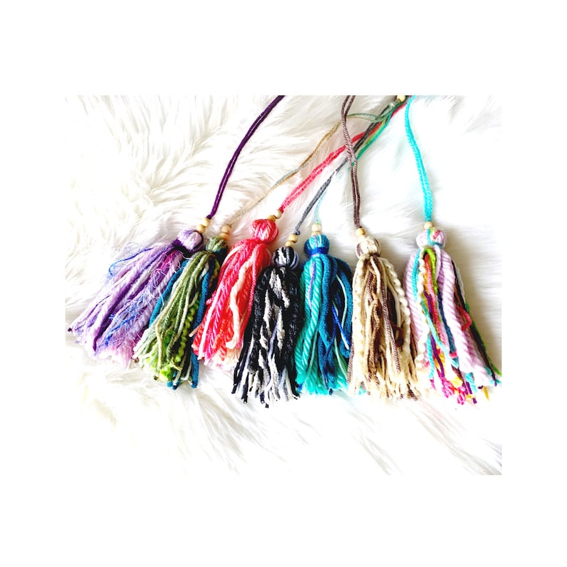 Green Handmade Tassel Bookmark Bible Journaling Rainbow Mixed Etsy