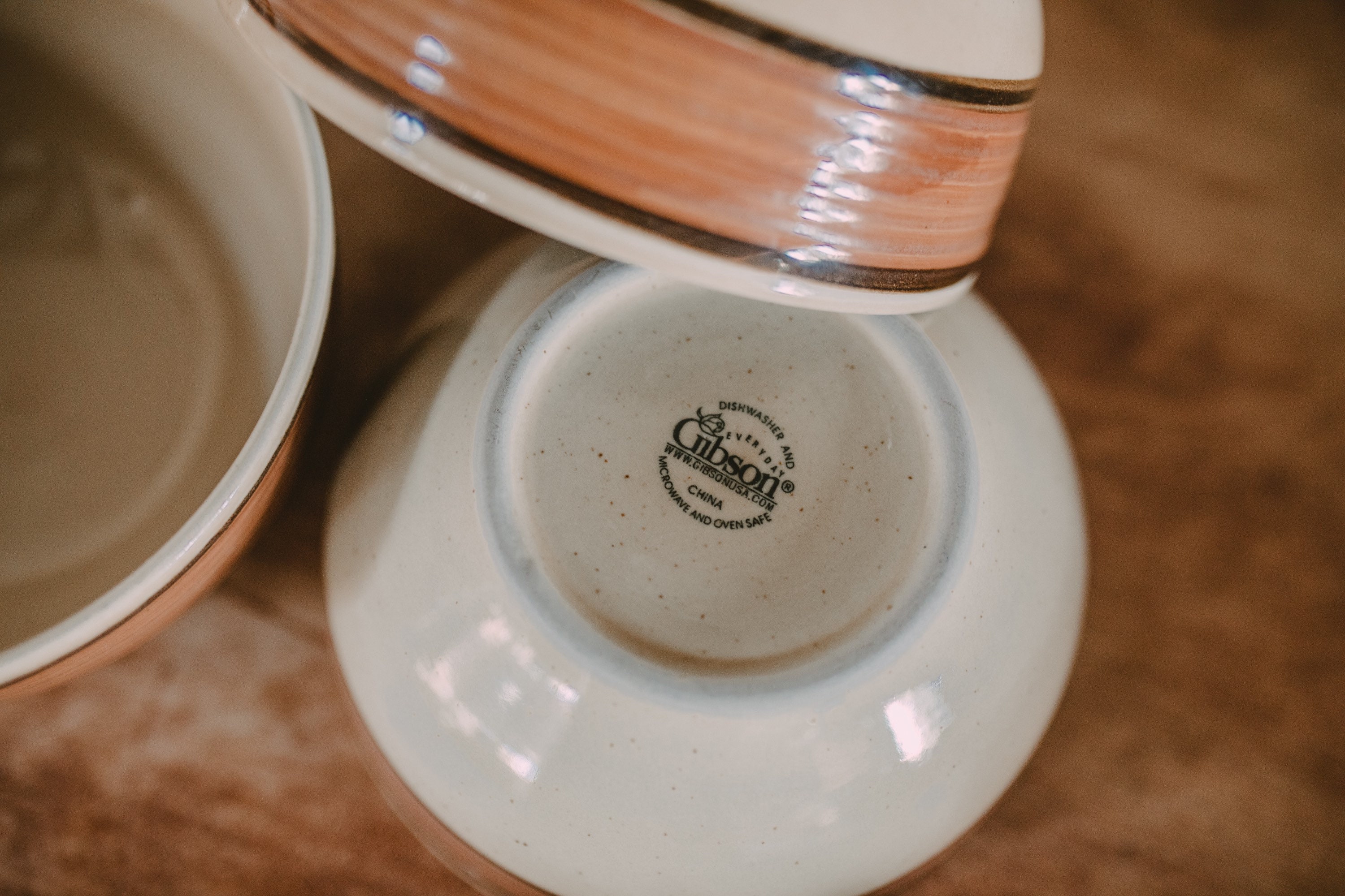 Set of three Gibson bowls Etsy