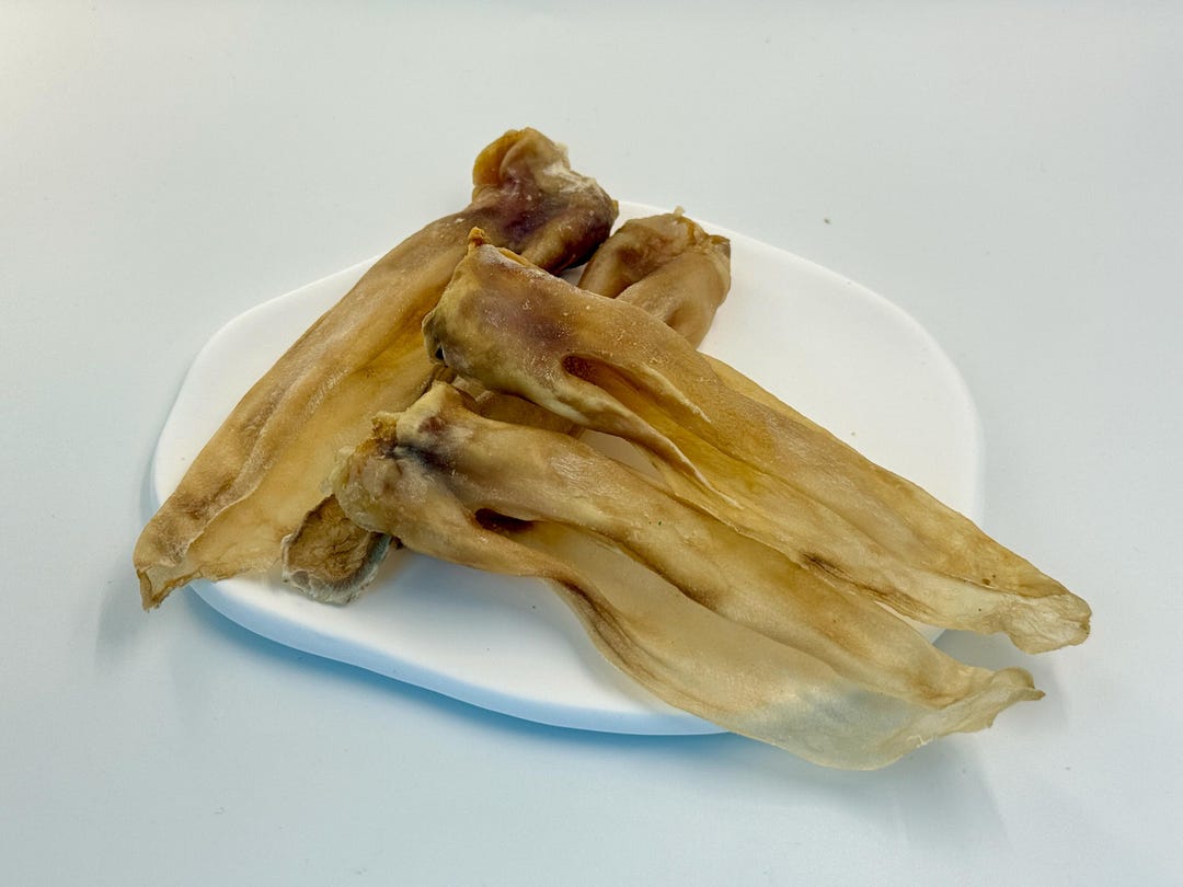 Dehydrated Rabbit Ear Dog Chews: All Natural, Single Ingredient - Etsy
