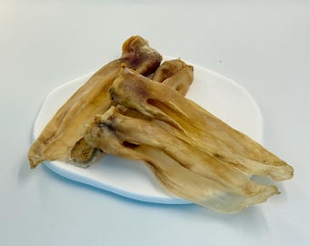 Dehydrated Rabbit Ear Dog Chews: All Natural, Single Ingredient