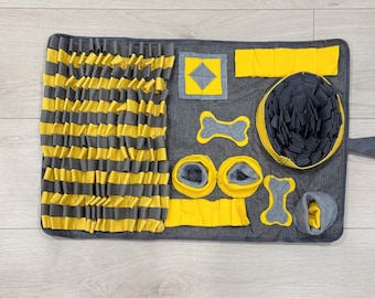 Washable Dog Snuffle Mat: Pet Enrichment Foraging Game