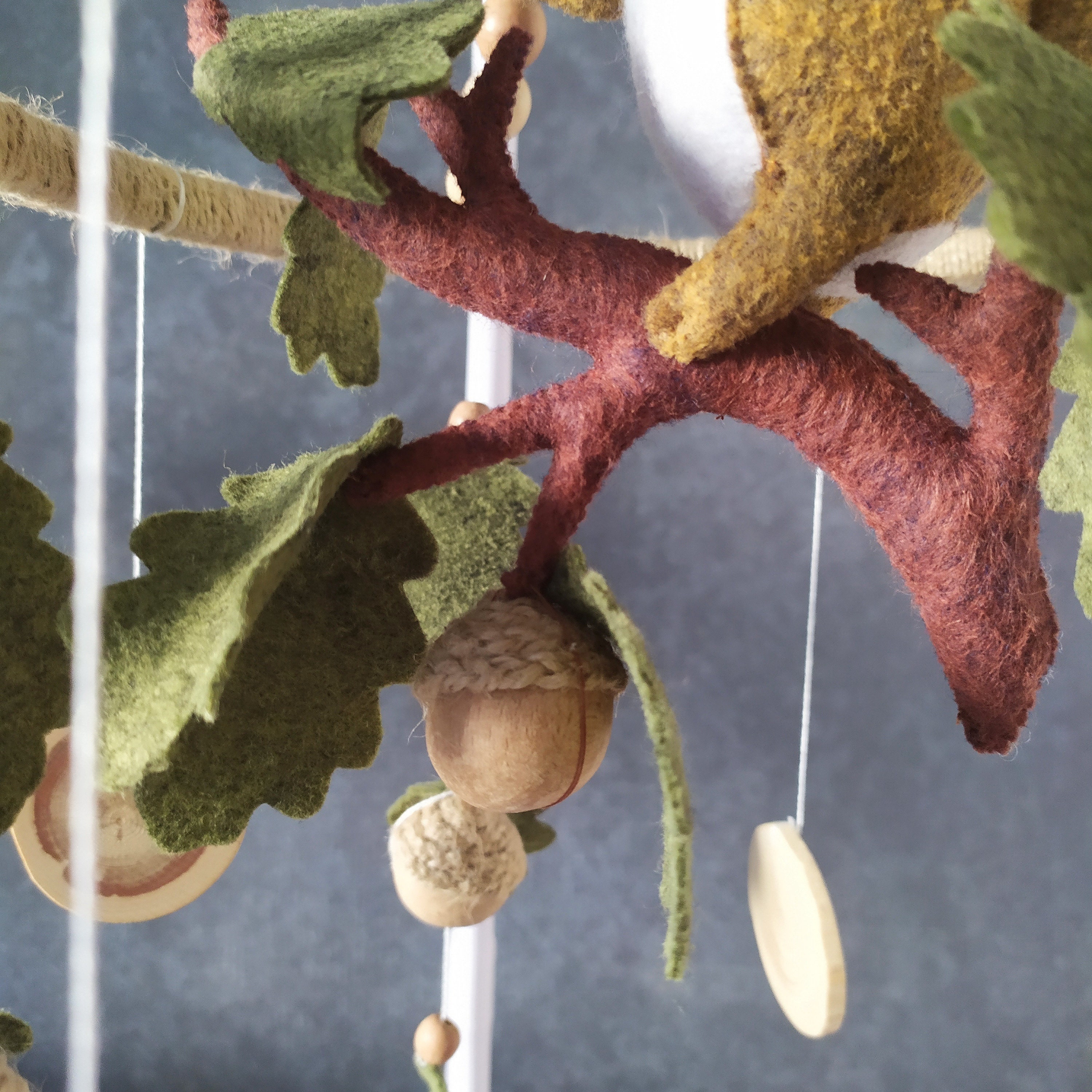 Forest Nursery Baby Mobile/forest Animal Mobile/forest Nursery Etsy