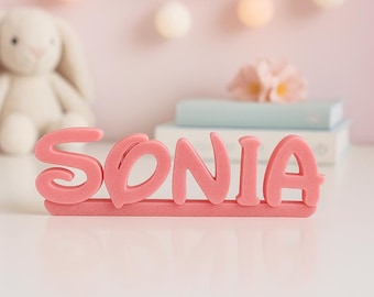 Personalized 3D Name Sign – Nursery Decor & Unique Baby Gift | Unique Gift for Birthday or Baby Shower