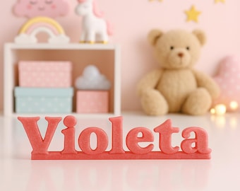 Personalized 3D Name Sign – Nursery Room Decor & Unique Baby Gift