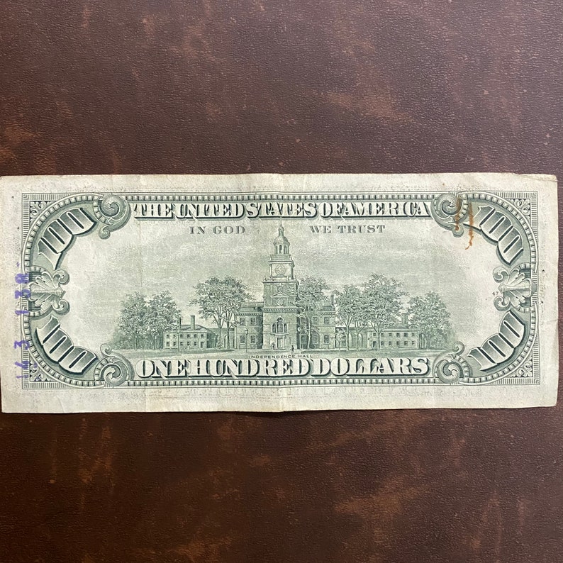 Rare Money / 100DollarBills / 1974 & 1981 Etsy
