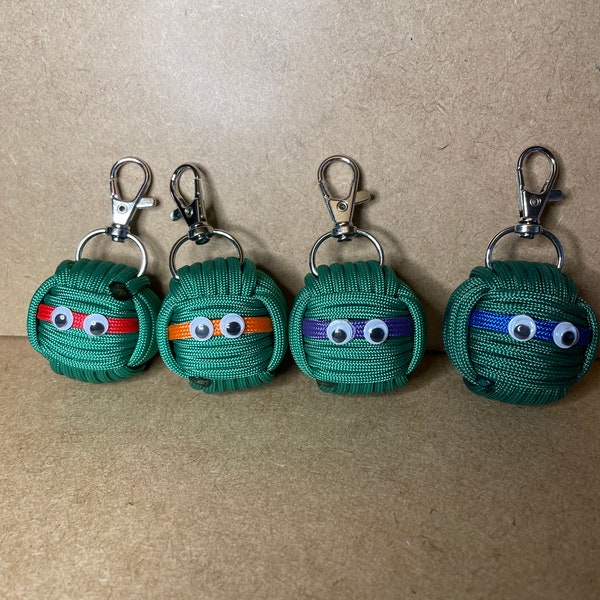 Teenage Mutant Ninja Turtles Keychain/Bag Charm - Gifts for him, Gifts for her, Birthday gifts, Gifts for children, Gifts under 10 pounds