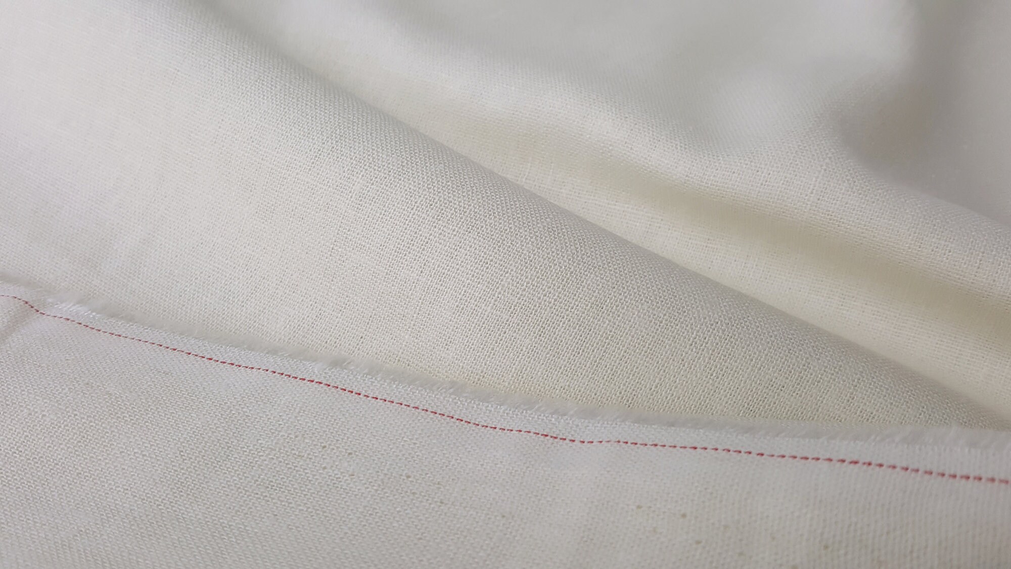 Linen Rayon Blend Fabric BTY Ivory Cream Pastel 52 W Etsy