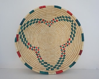 African wall Basket, Decorative basket, woven wall basket set, woven wall hanging, wall Basket Décor, hanging wall basket, boho decor.