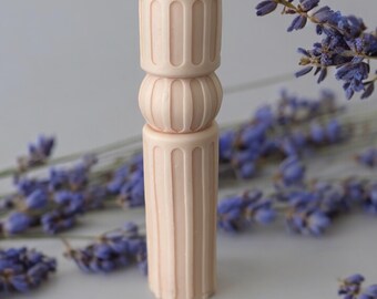 Handmade Soy Wax Pillar Candle: Roman Decor Candle, Pillar Candle Gift